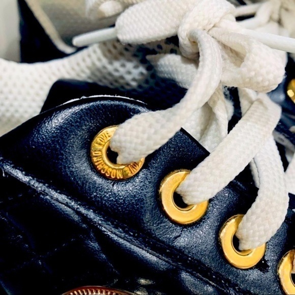 LOVE MOSCHINO Sneakers - Gold Emblem - Black - Picture 5 of 5